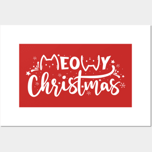 Meowy Christmas Posters and Art